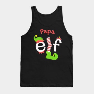 Papa Elf Matching Family Christmas Tee Tank Top